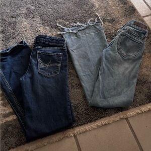 Kids' Denim Jeans Set - Dark and Light Blue